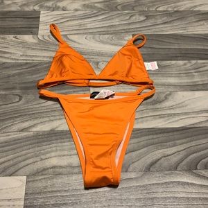 Orange bikini